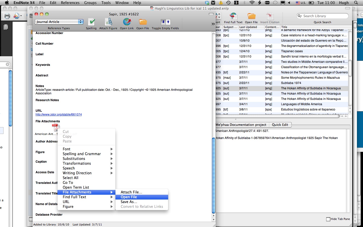 how to use endnote mac