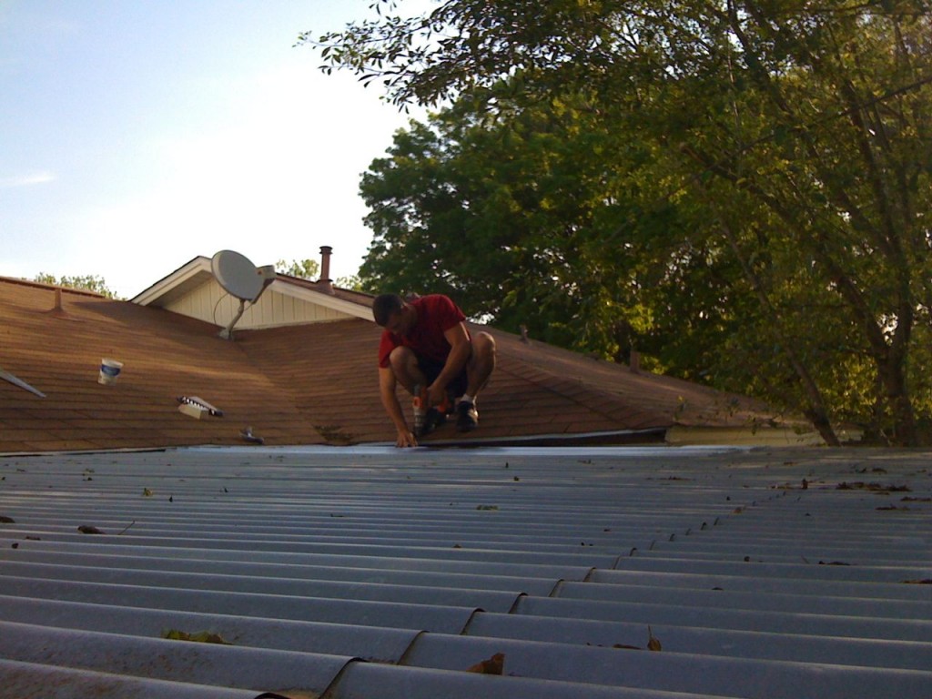 Roof work with Jed Roof work with Jed