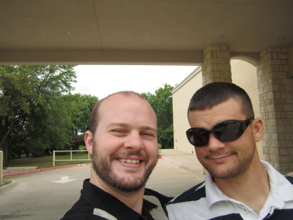 Hugh and Jed at SMU Hugh and Jed at SMU