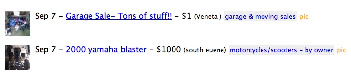 Craigslist as it currently is Craigslist as it currently is.