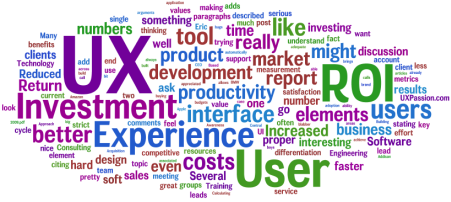 Word Cloud for UX