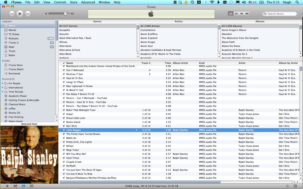 iTunes Browse View