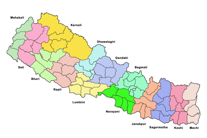 political zones in Nepal
